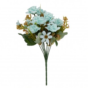 Buchet trandafiri artificiali mint 38 cm